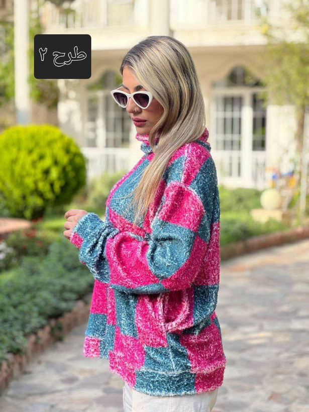 سوییشرت تدی طرحدار فری سایز