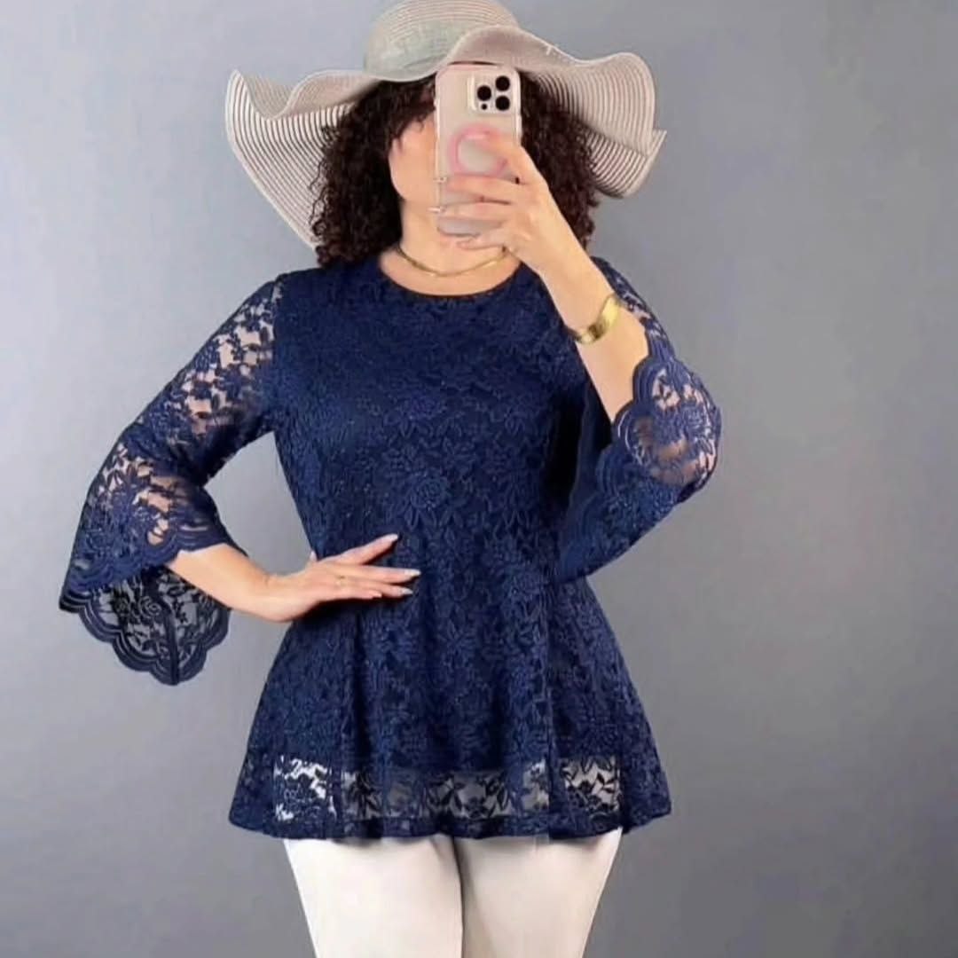 شومیز گیپور شاین دار مجلسی زنانه