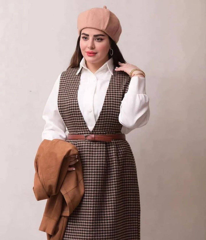 ست شومیز و سارافون پیردوپل سارین