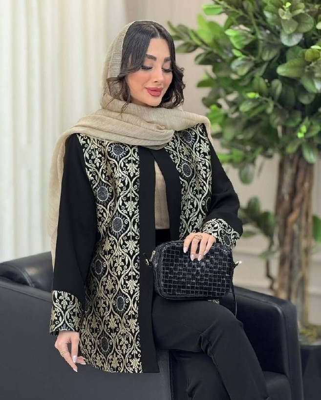 ست کت و شلوار کرپ لورین