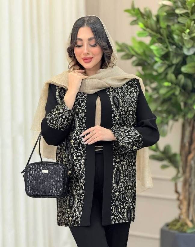 ست کت و شلوار کرپ لورین
