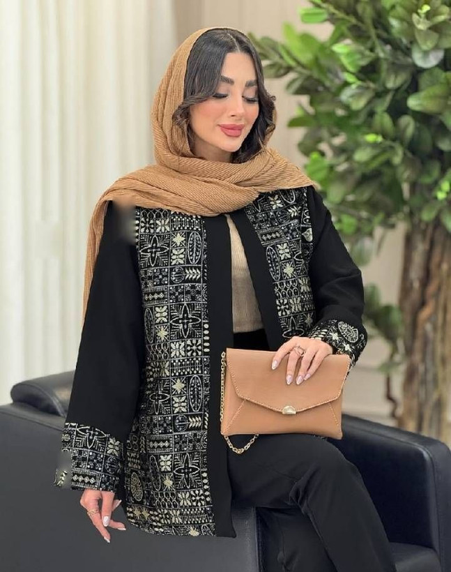 ست کت و شلوار کرپ لورین