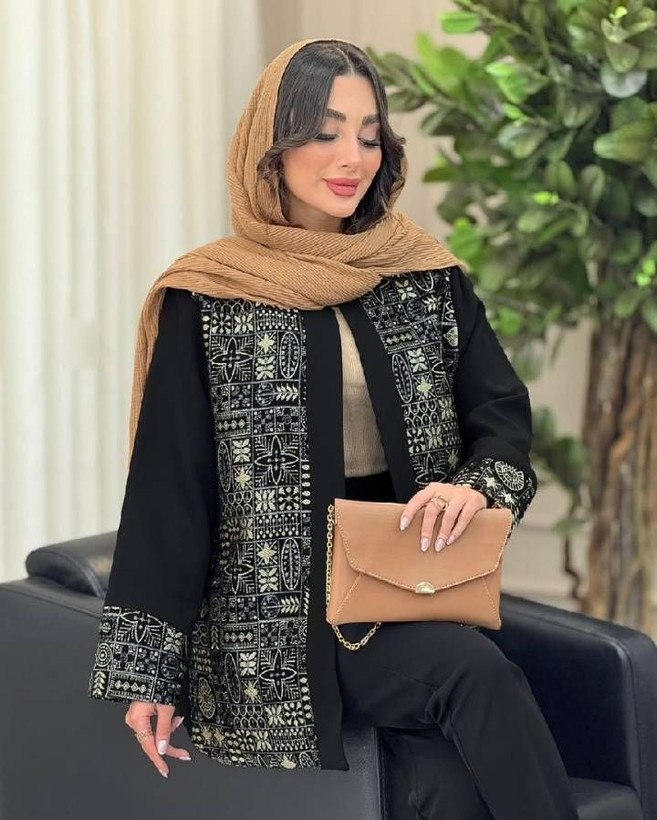 ست کت و شلوار کرپ لورین