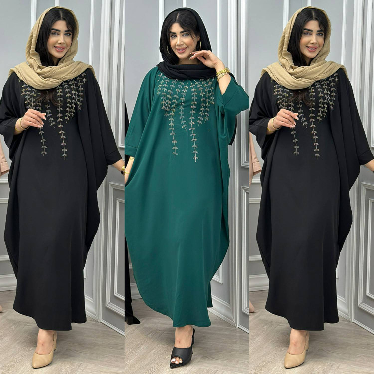 عبا نگین ریسه ای الیزه فری سایز