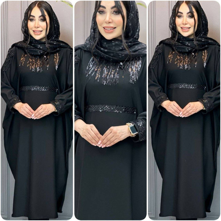 عبا الیزه فری سایز مارین