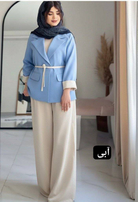 کت و شلوار فری سایز لنین تندیس