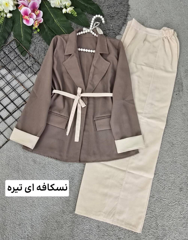 کت و شلوار فری سایز لنین تندیس