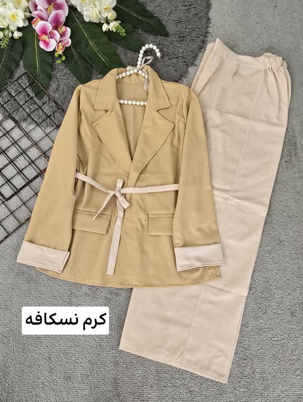 کت و شلوار فری سایز لنین تندیس