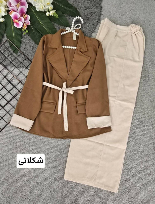 کت و شلوار فری سایز لنین تندیس