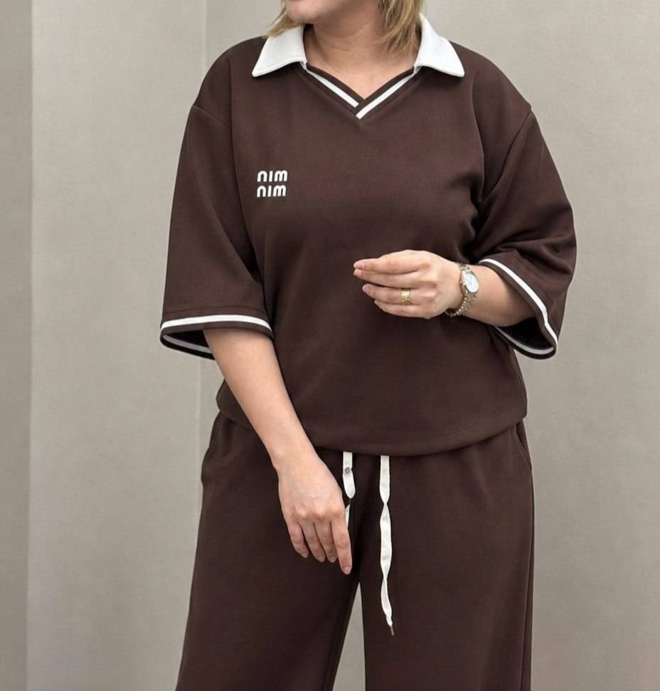 ست تیشرت و شلوار اورجینال miu miu