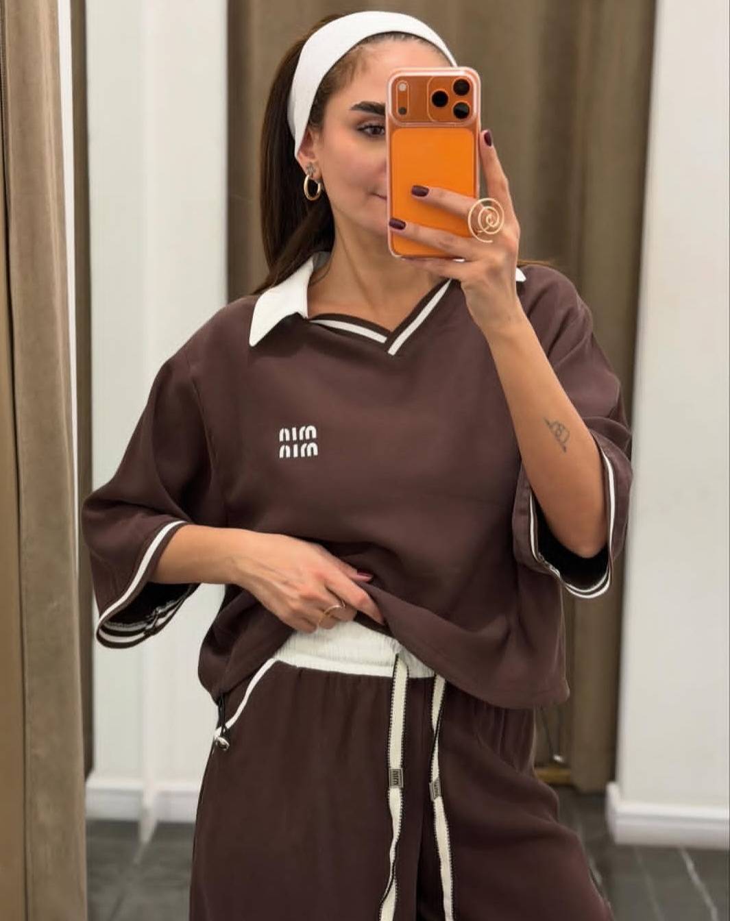 ست تیشرت و شلوار اورجینال miu miu