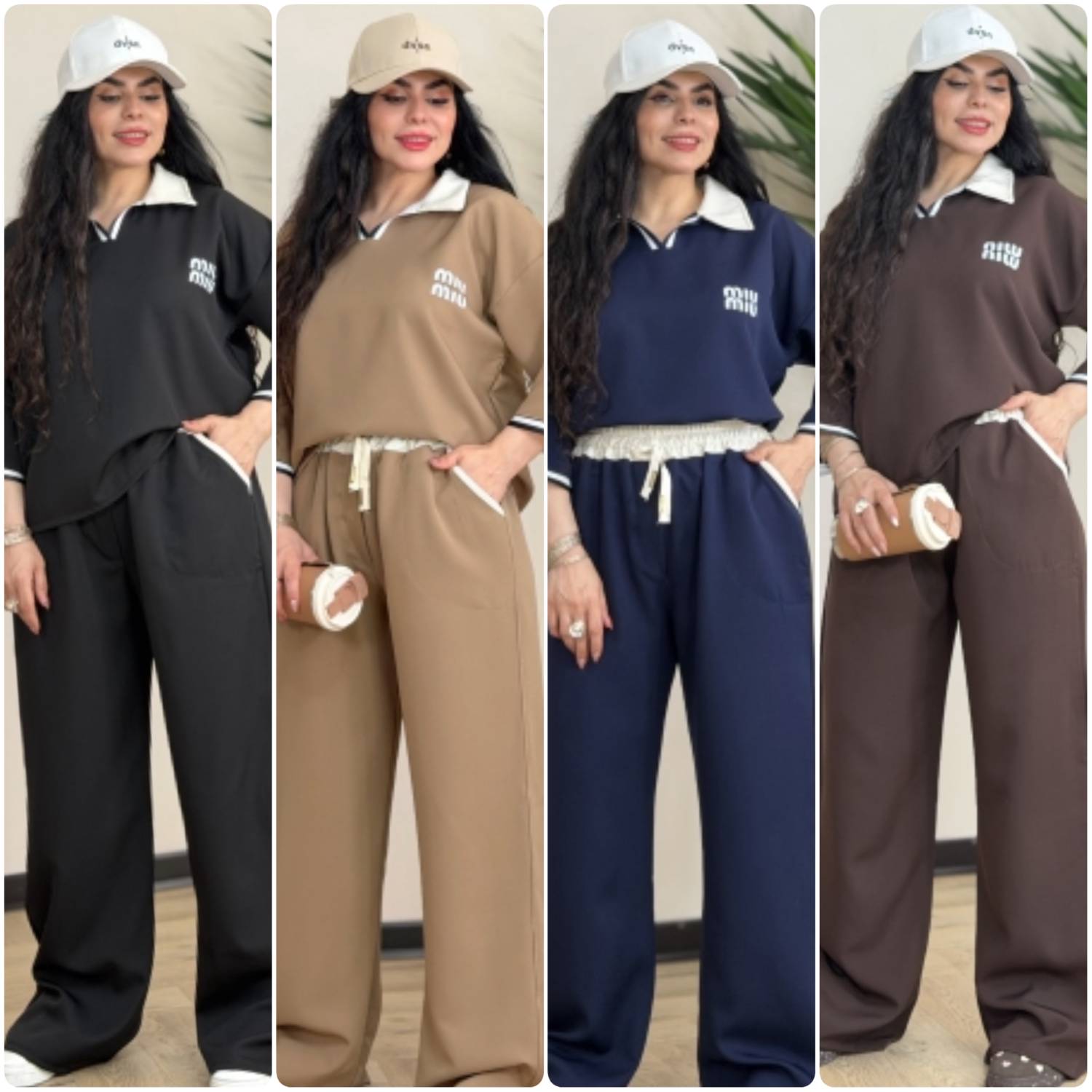 ست تیشرت و شلوار اورجینال miu miu