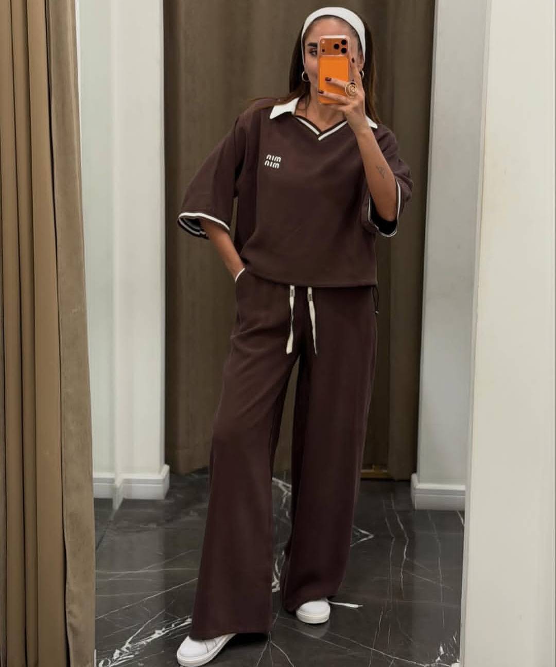 ست تیشرت و شلوار اورجینال miu miu