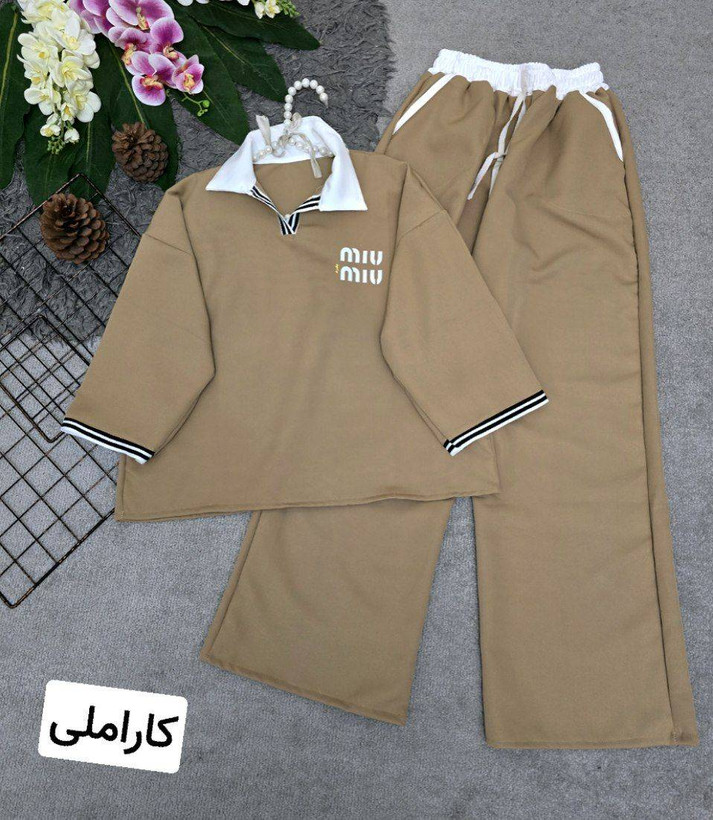 ست تیشرت و شلوار اورجینال miu miu